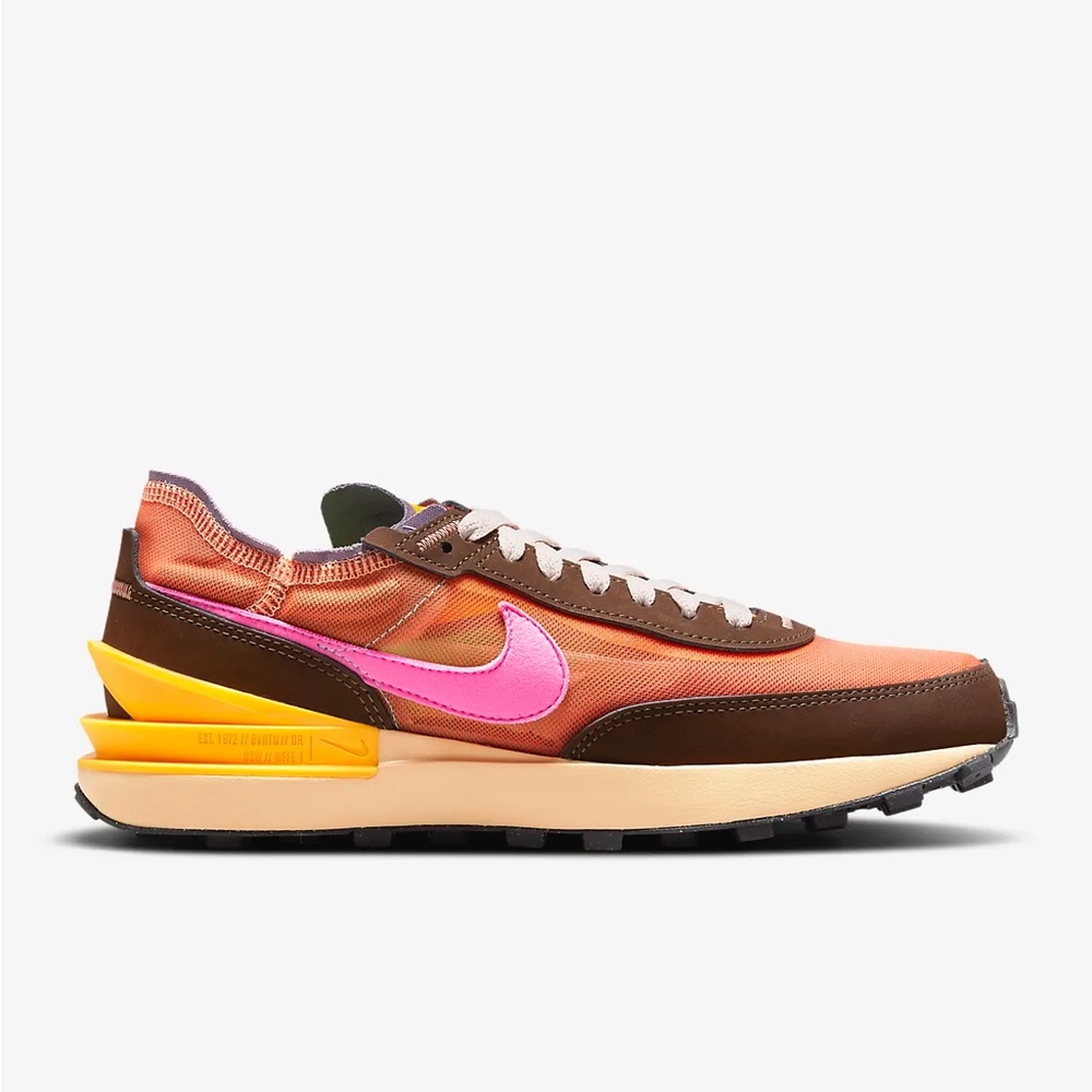 Nike Waffle One Exeter Edition Women Orange Pulse Pinksicle  DM8114 800